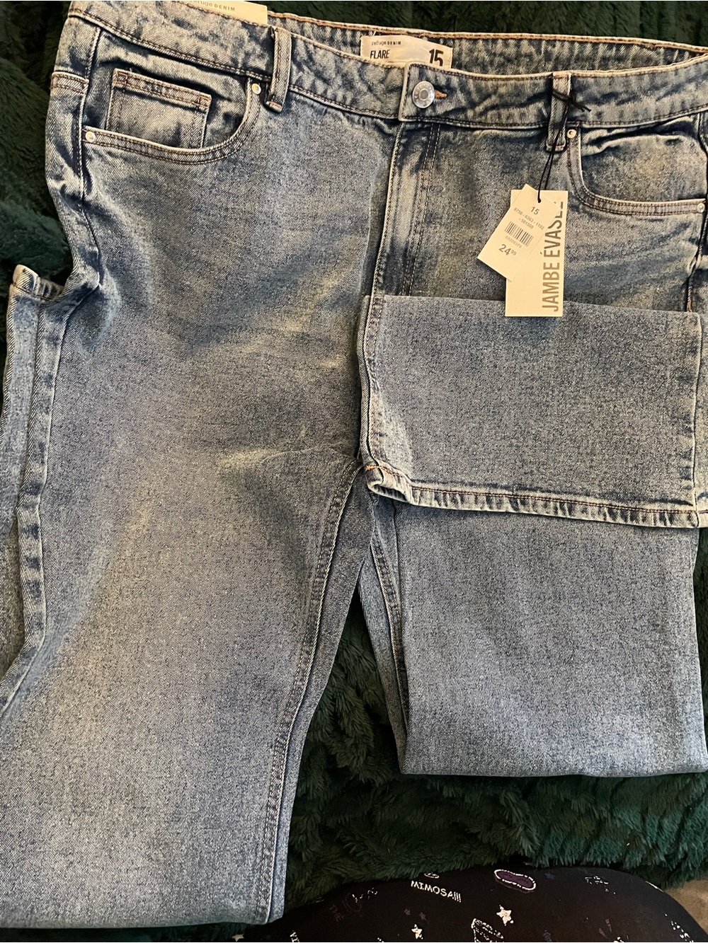 refuge Light Blue Bootcut Jeans
